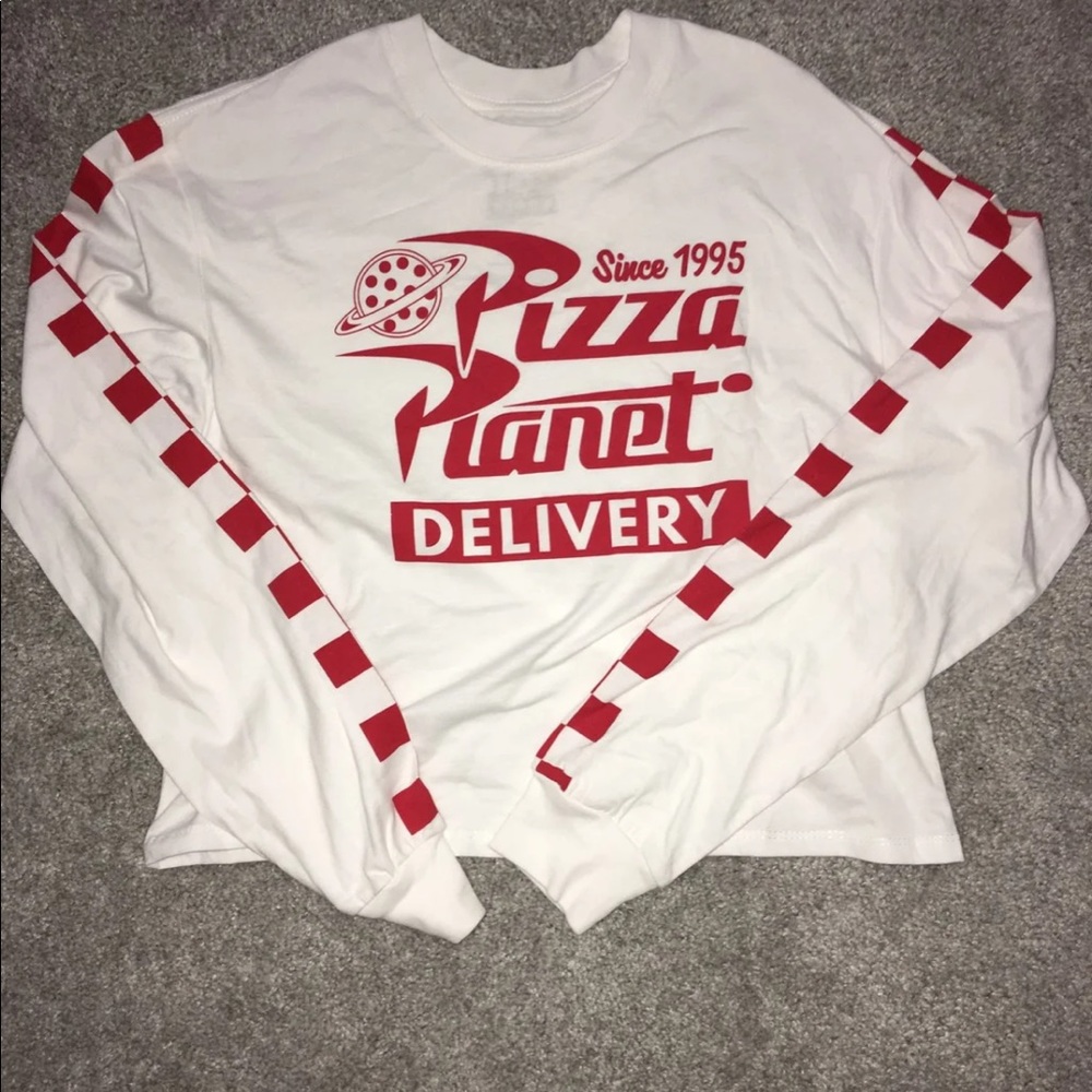 Toy story long sleeve cropped tee